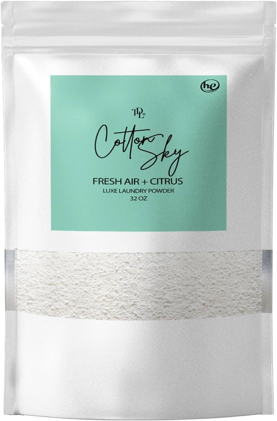Home 'COTTON SKY',Concentrated, Natural Laundry Detergent Powder - Fresh Air, Apple, & Kiwi| High