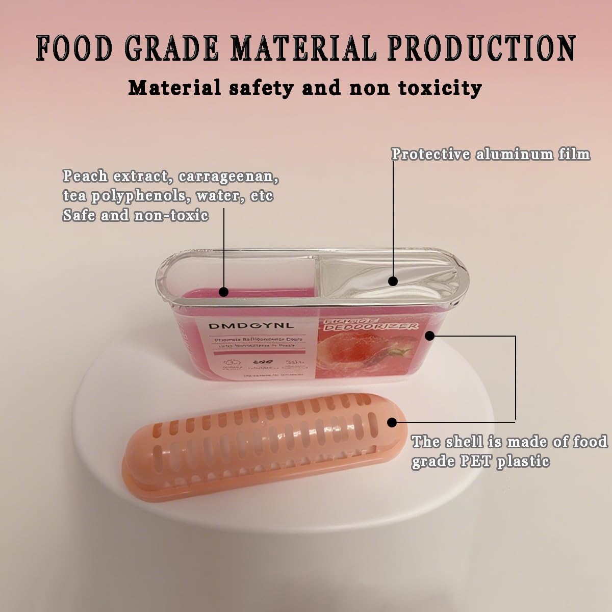 Fridge Deodorizer, Refrigerator Deodorizer More Effective Than Baking Soda, Natural Gel