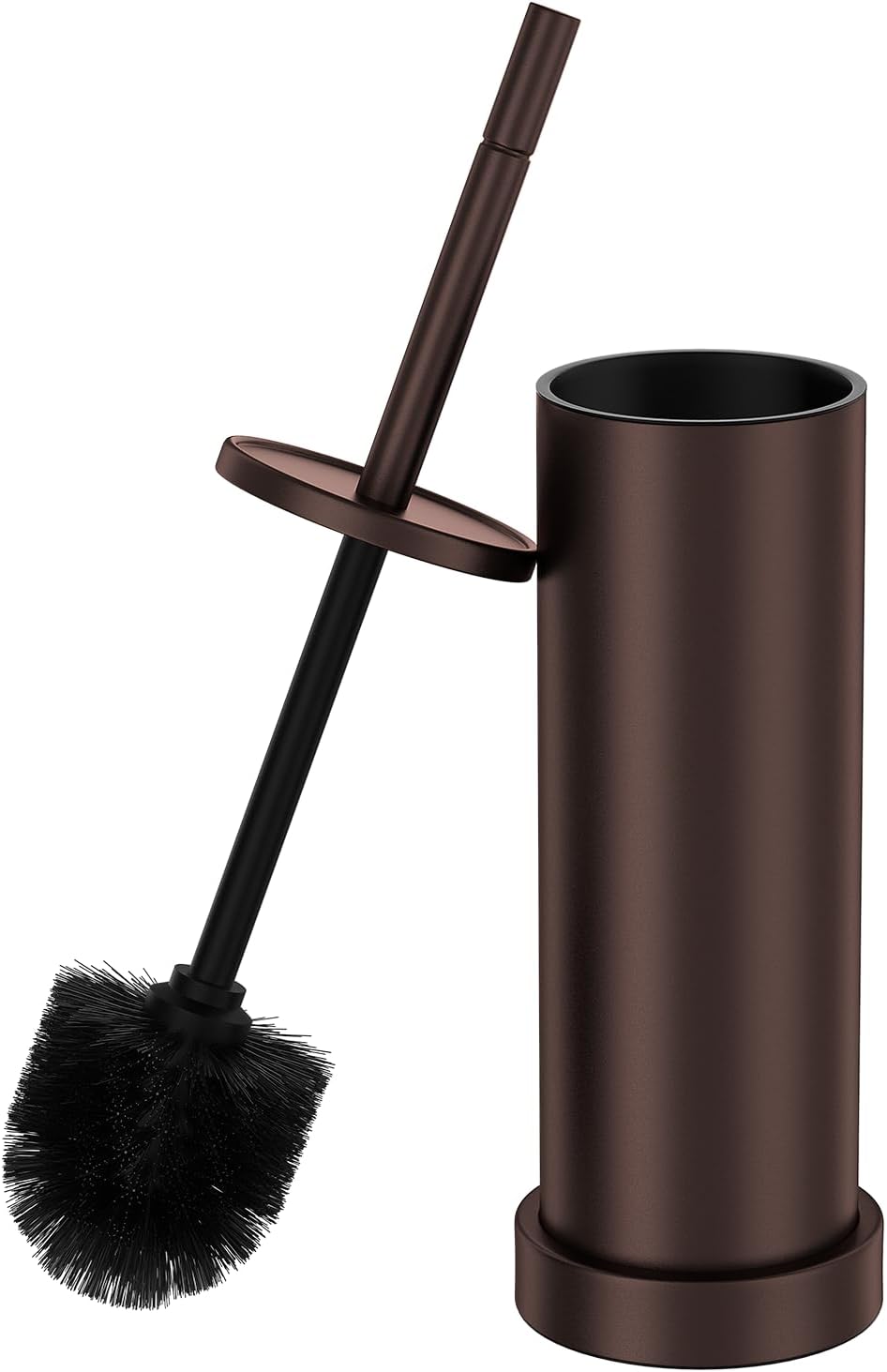 Toilet Brush and Holder Set: 304 Stainless Steel Heavy Duty Toilet Bowl Brush and Holder with