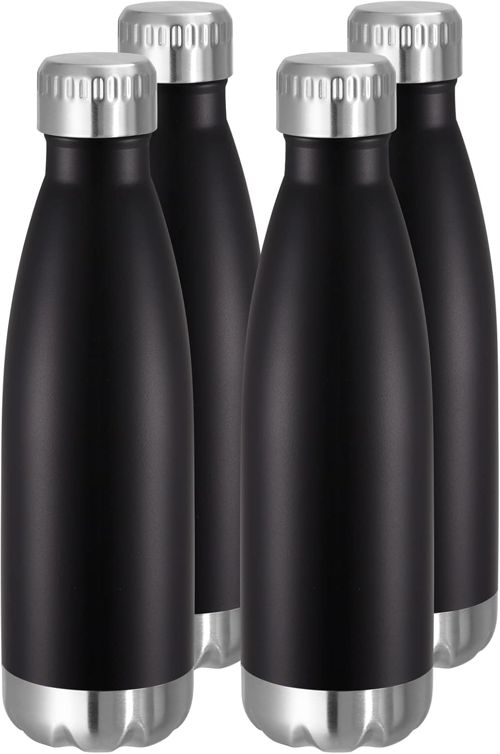 VEGOND 17oz Stainless Steel Water Bottles Bulk, Reusable Metal Sports Water Bottle Keeps Drink Hot