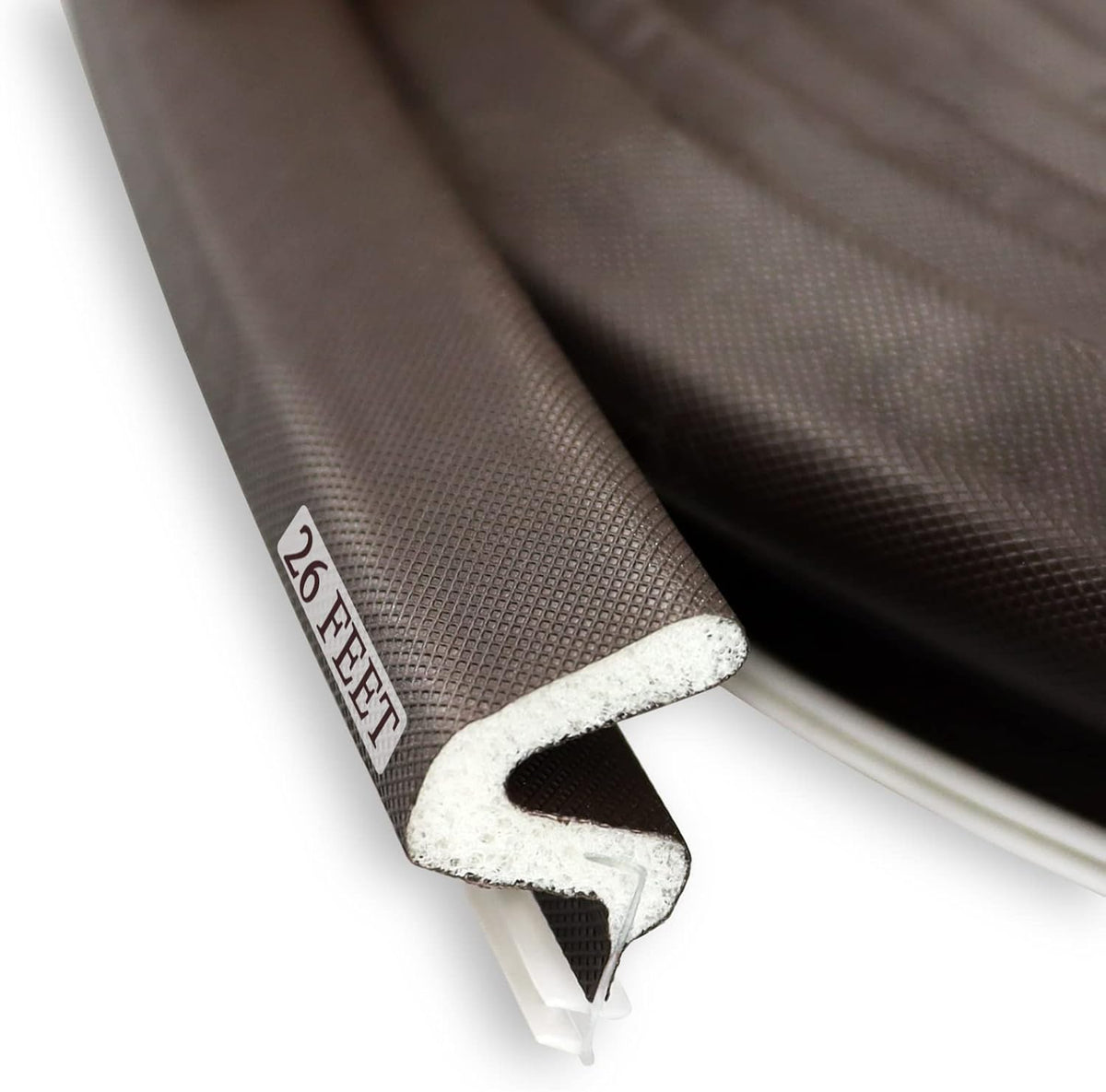 Kerf Weather Stripping Door Seal Strip 26 Ft Q Foam Door Weatherstrip Seal with Slot Card Slot