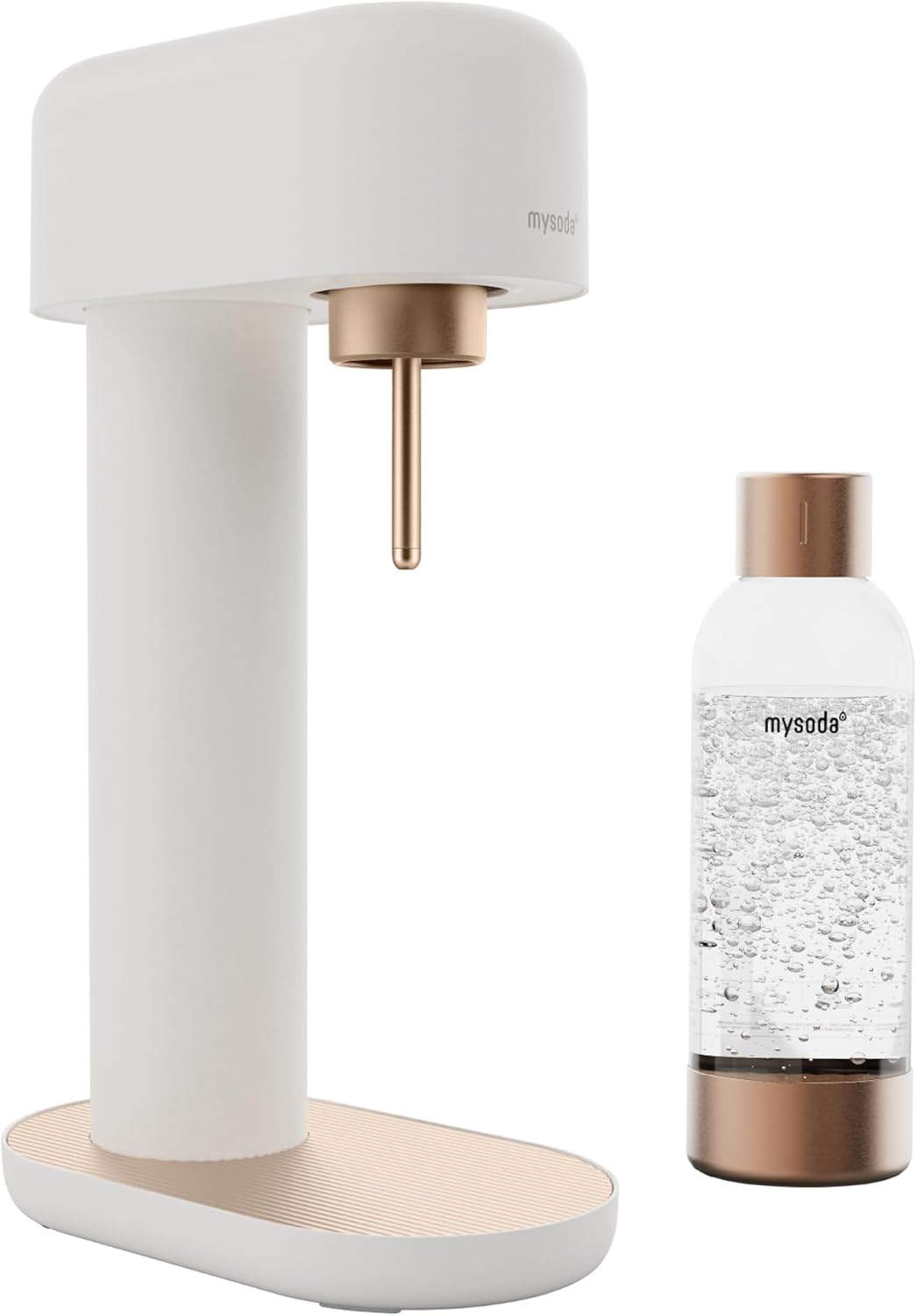 Mysoda Premium Carbonating Bottle 1L Copper - Compatible with MySoda and any brands - Quick-Lock