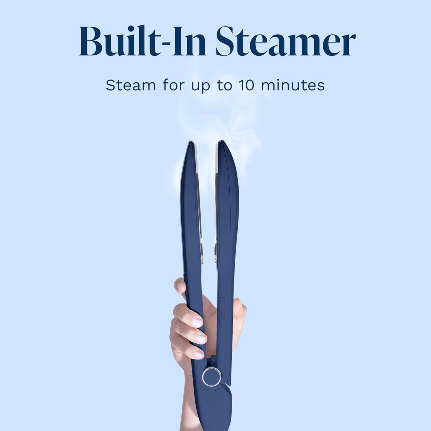 Nori Press Travel Steam Iron - Handheld Iron With Optional Steam Feature - No Ironing Board