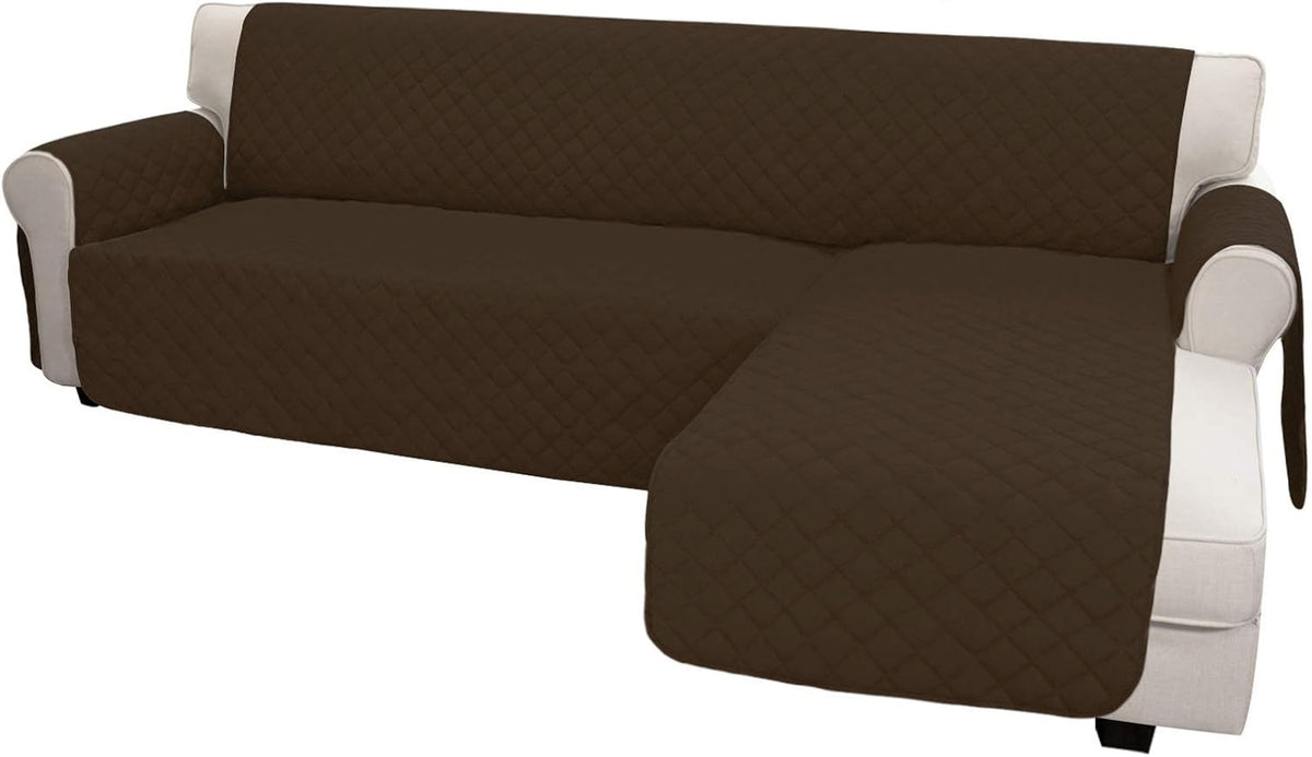 Easy-Going L Shape Sofa Slipcover - Sectional Couch Cover Chaise Cover - Reversible, Pet & Kid