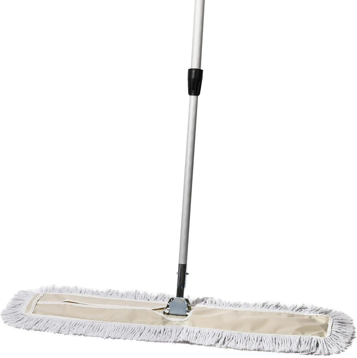 Commercial Dust Mop – 36 Inch Floor Sweeper for Hardwood, Reusable Cotton Mop Head, Extendable