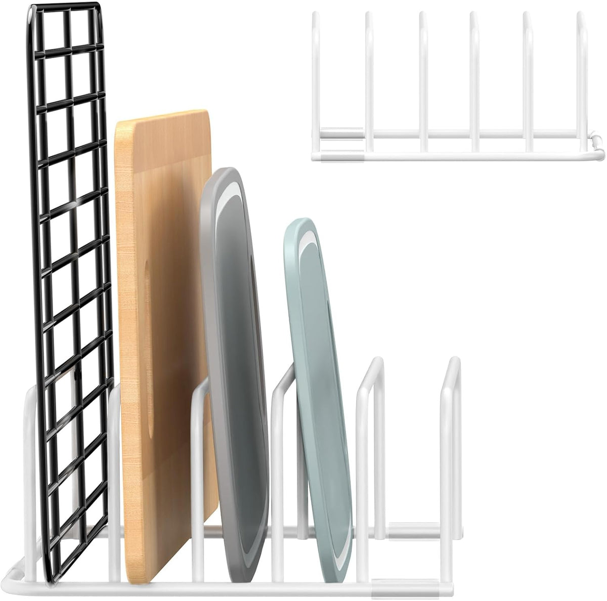 Cutting Board Organizer, 1Pcs Cutting Board Holder Rack Baking Cookie Pan Sheets Cooling Small
