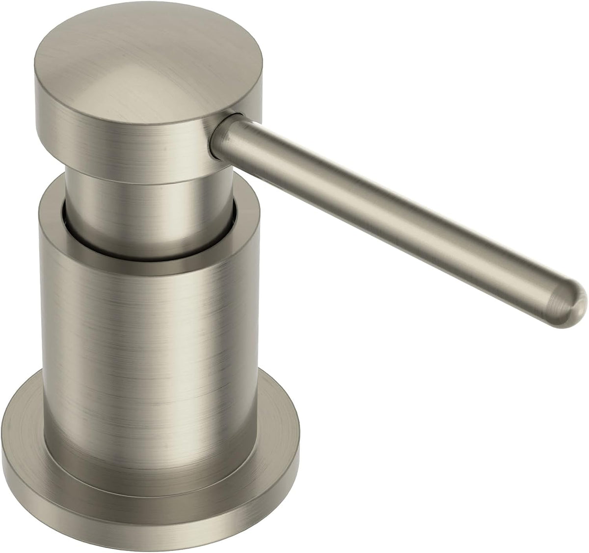 Lava Odoro Soap Dispenser for Kitchen Sink, Modern Brass Built in Countertop Pump Dispenser with 18