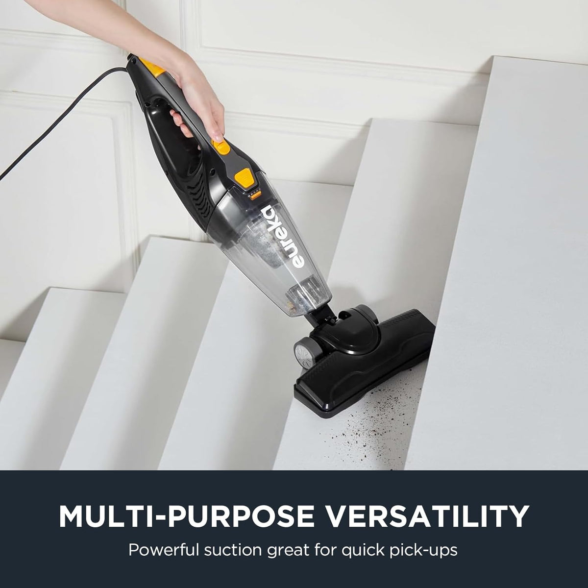 Eureka Blaze Stick Vacuum Cleaner, Powerful Suction 3-in-1 Small Handheld Vac with Filter for Hard