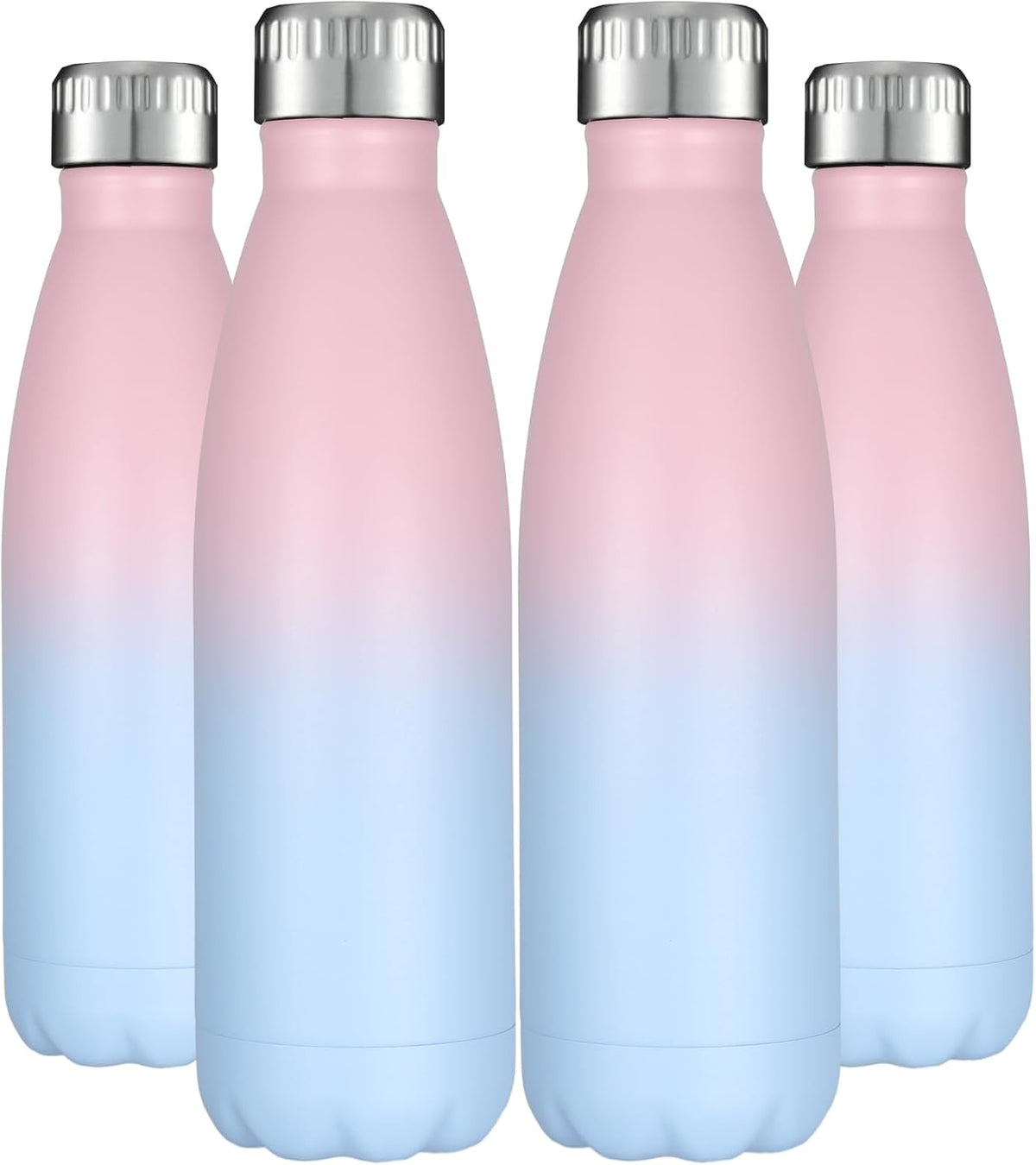 HASLE OUTFITTERS 17oz Stainless Steel Water Bottles Bulk, Vacuum Insulated Water Bottles Double