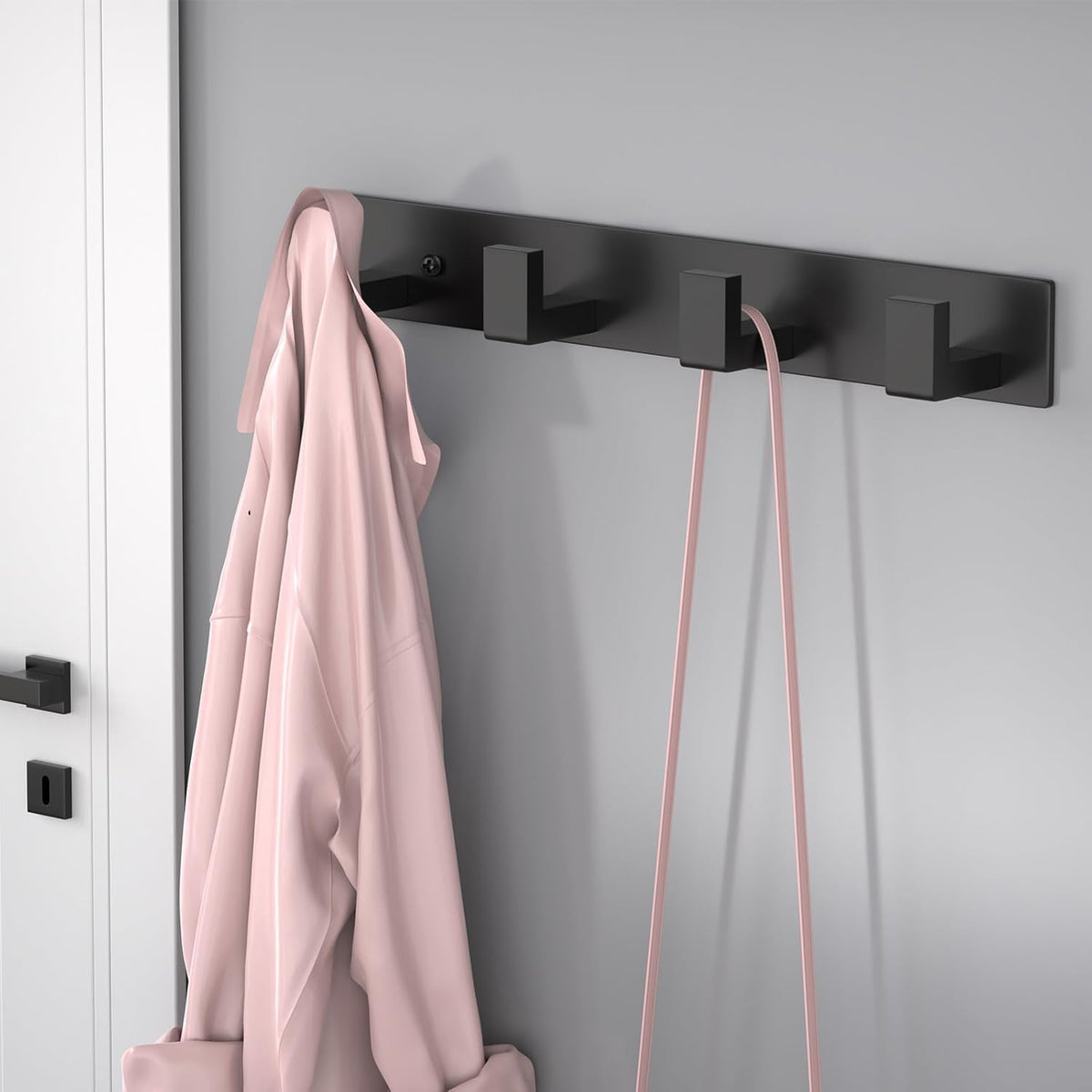 PMMASTO Coat Rack Wall Mount, Coat Hooks Wall Hooks for Hanging, Stainless Steel Coat Hanger Towel