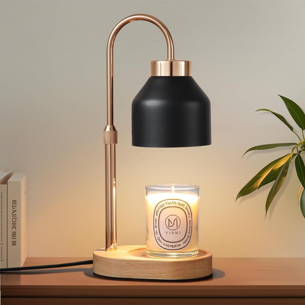 Candle Warmer Lamp with Dimmer and Timer,Home Decor Lamp for Scented Jar,Electric Wax Melt