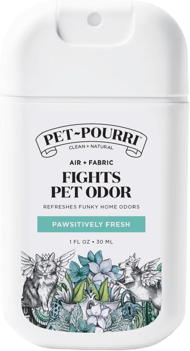 Poo-Pourri Pawsitively Fresh Pocket Deodorizer Spray – Dog & Cat Odor Remover – Plant Based
