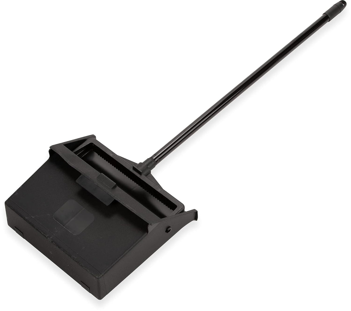 Carlisle FoodService Products 36141003 Duo-Pan Upright Lobby Pan, 30" Handle, Black (Pack of 6)