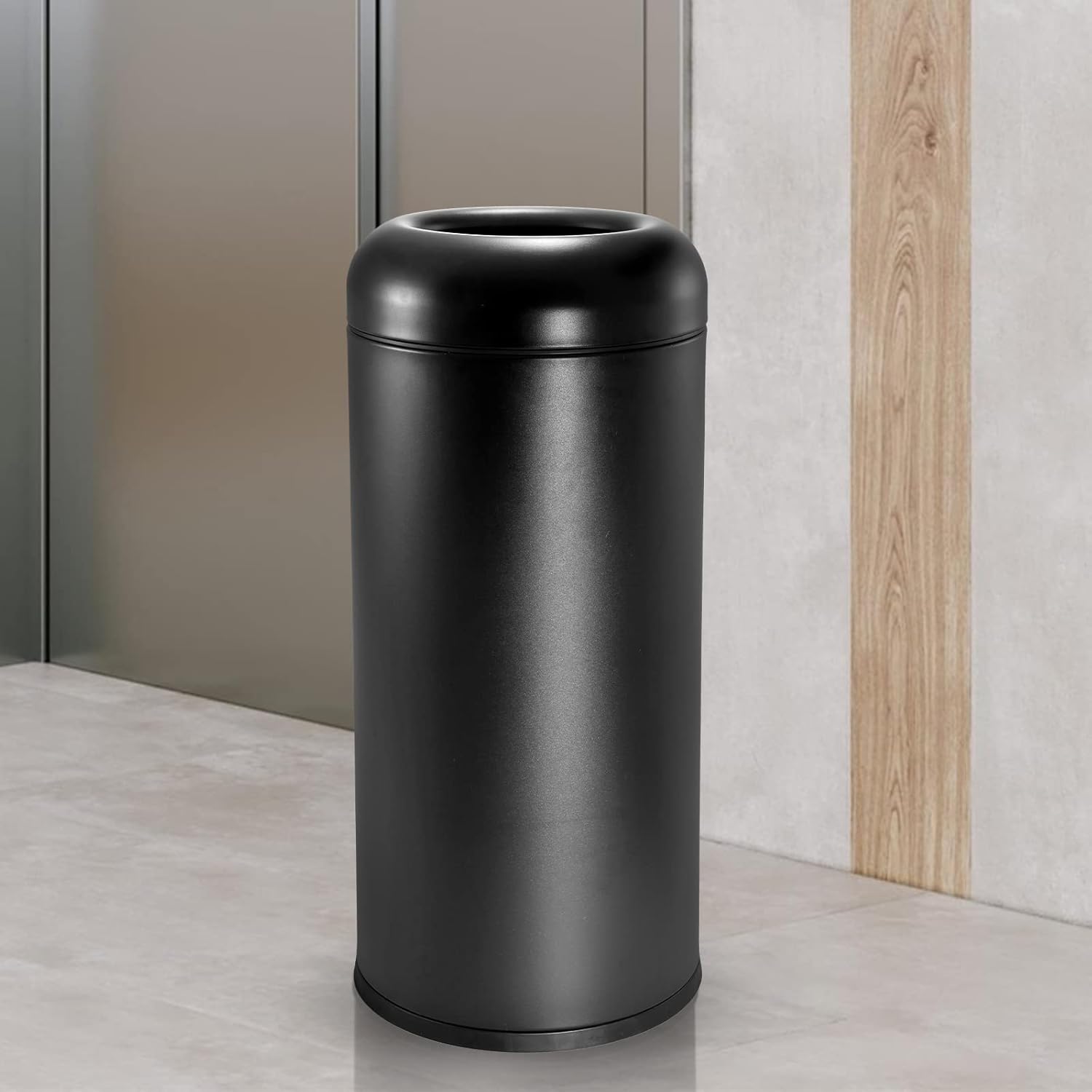 BEAMNOVA Commercial Trash Can 16.5 Gallon Open Top Outdoor Indoor Garbage Enclosure Inner with Lid