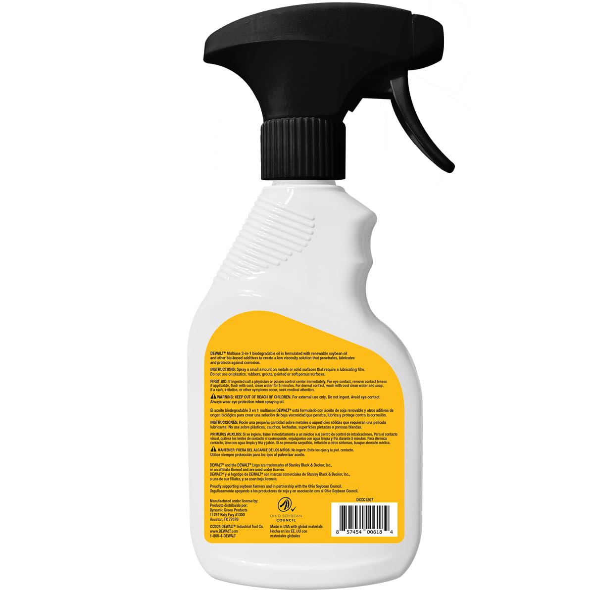 DEWALT 3 in 1 Multi Purpose Biodegradable Penetrating Oil – Professional Grade Lubricant for