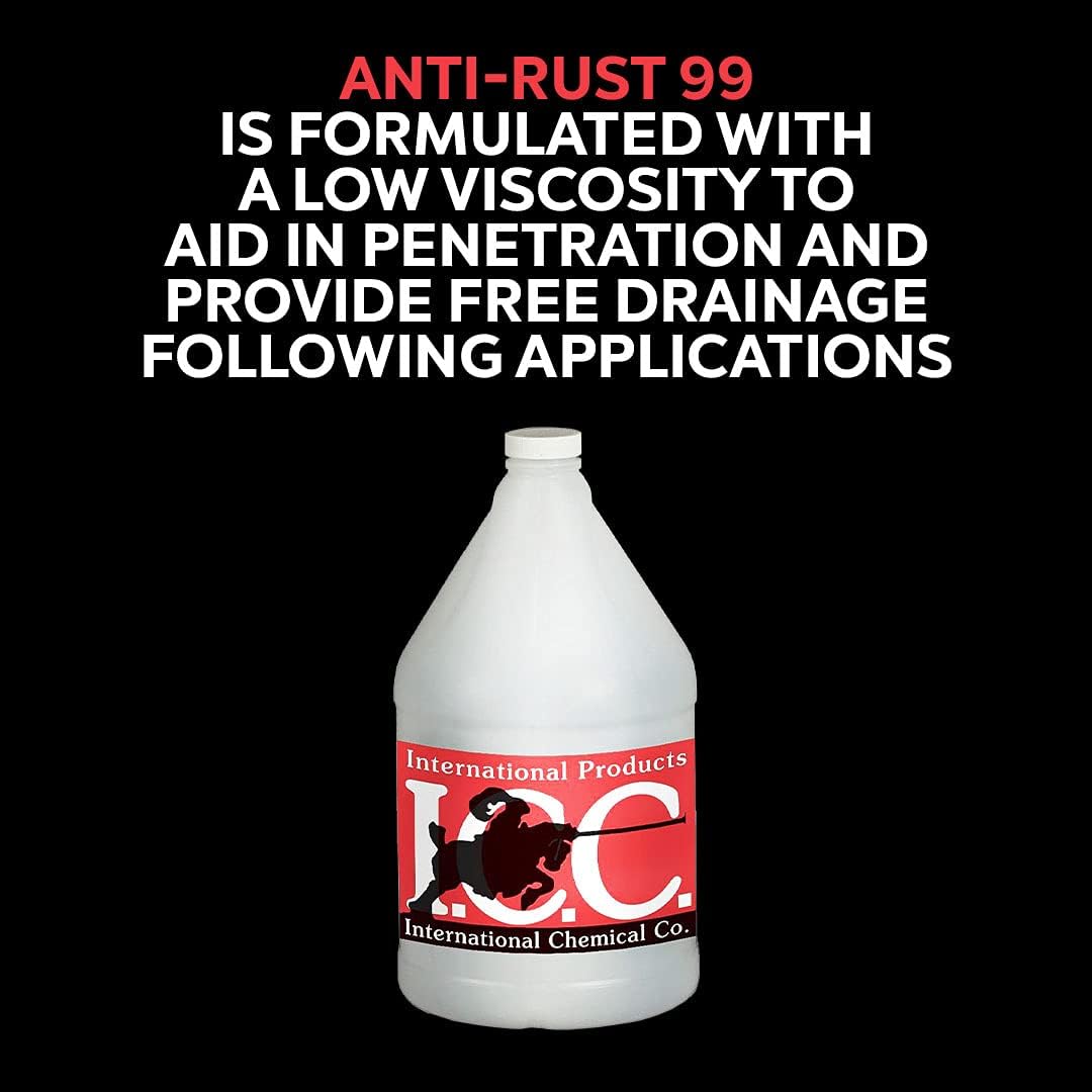 Anti-Rust 99 High-Performance Evaporative Solvent Rust and Corrosion Preventative; MIL C 16173 D