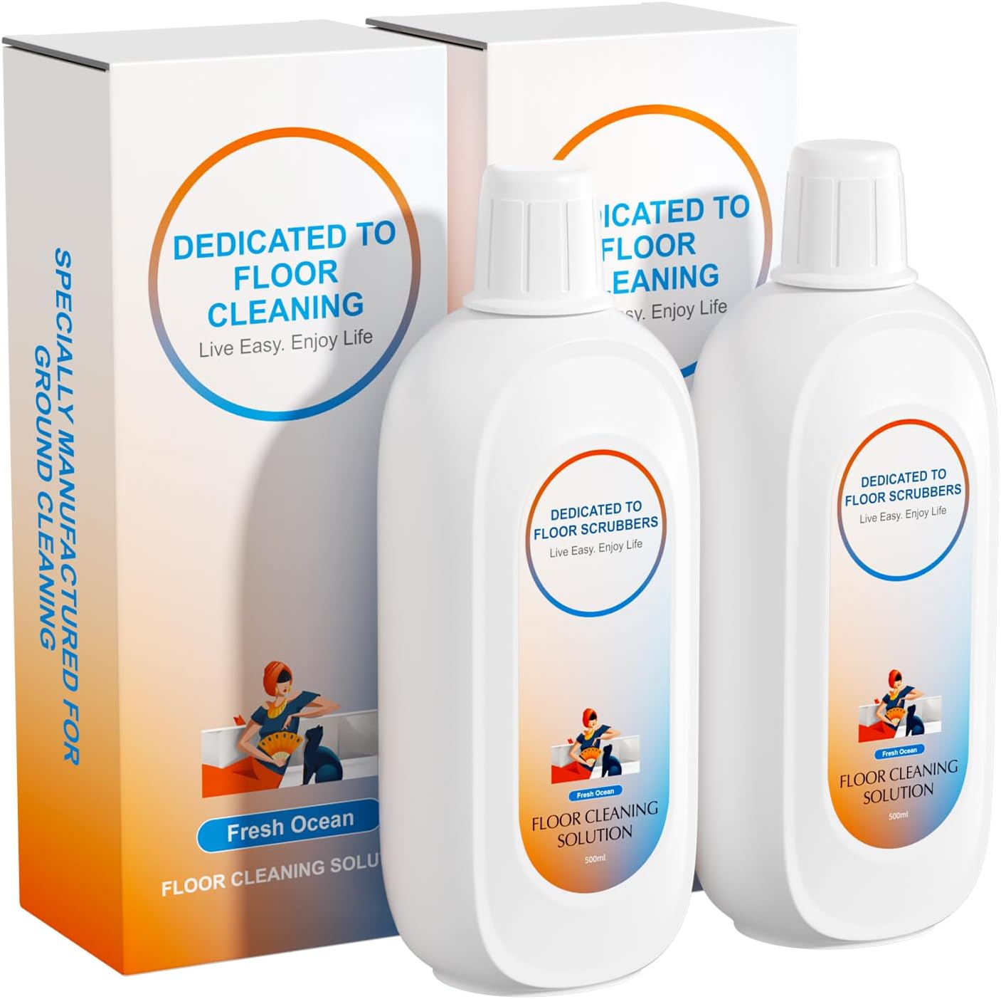 Floor Cleaning Solution Compatible With Tineco , Deep Cleans for Multiple Hard Floors, Suitable