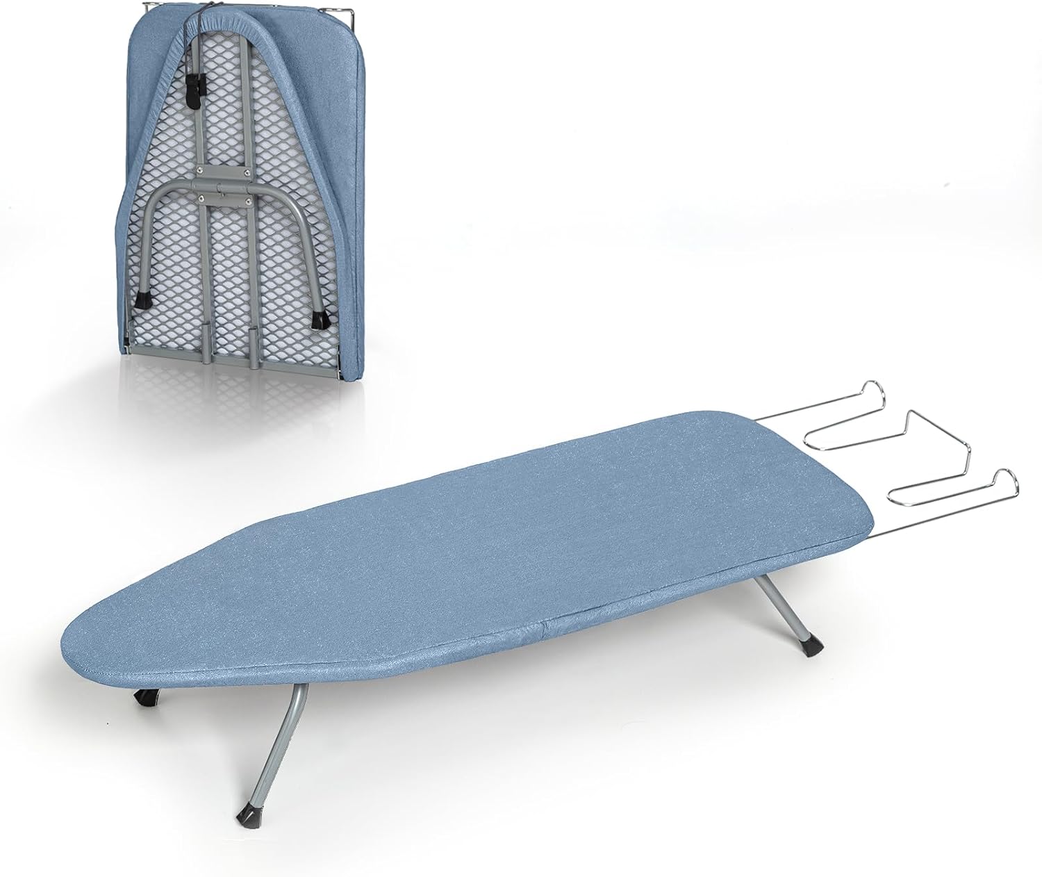 Table Top Ironing Board, RAINHOL Small Folding Iron Board Portable with Non-Slip Feet, Travel