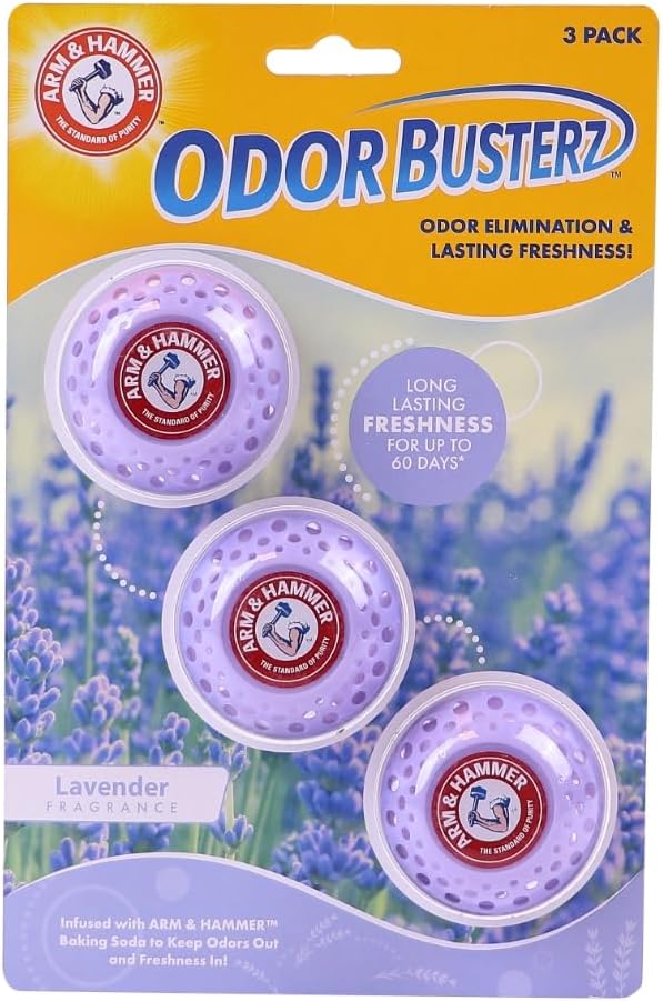 Arm & Hammer Odor Busterz Deodorizing Balls - Air Freshener and Odor Eliminator - Long-Lasting