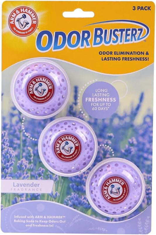 Arm & Hammer Odor Busterz Deodorizing Balls - Air Freshener and Odor Eliminator - Long-Lasting