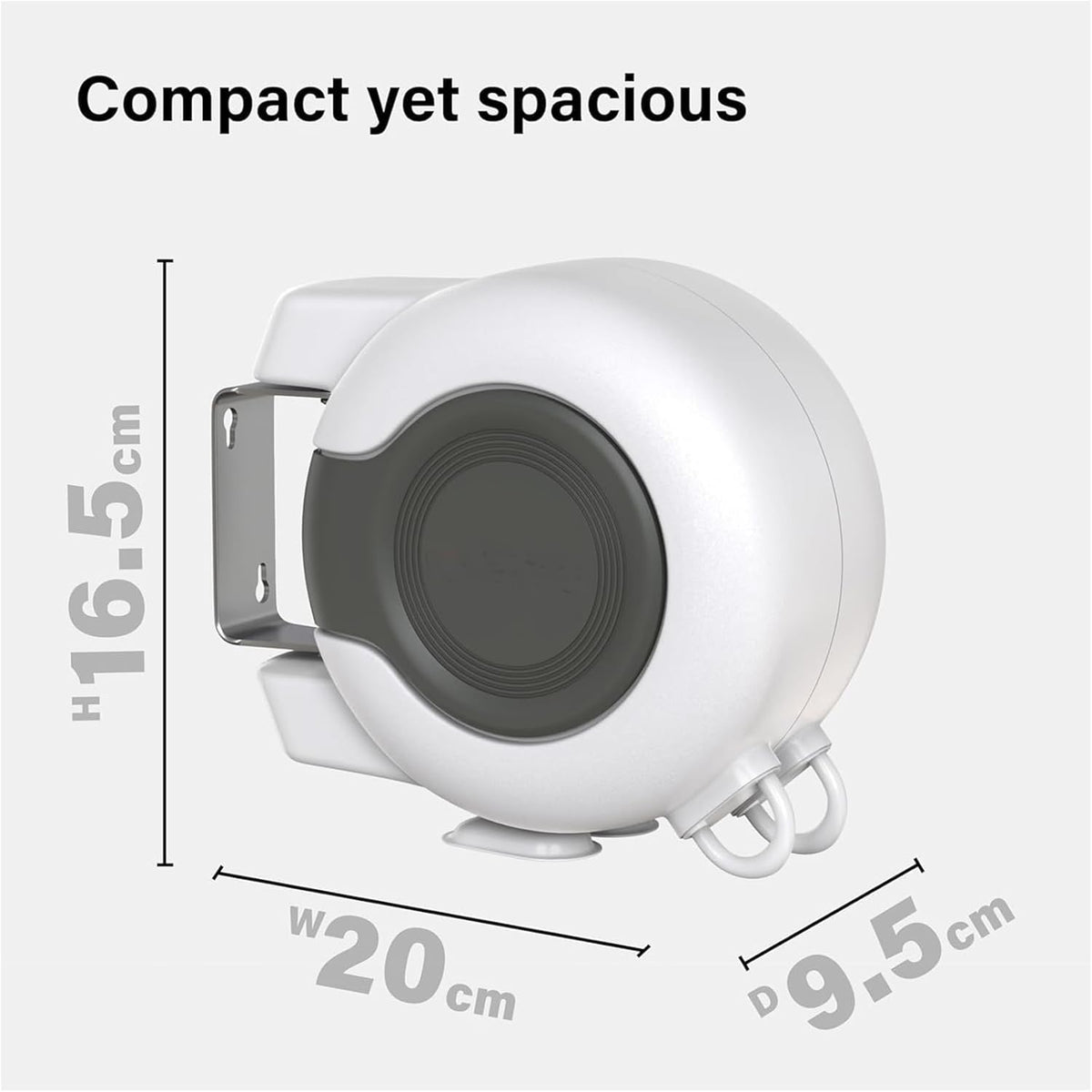 Retractable Double Clothesline – 49 ft x 2 Heavy Duty Clothes Line for Indoor & Outdoor Use, Dual