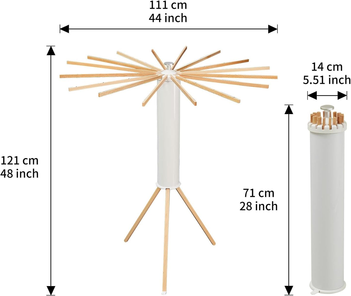 Clothes Drying Rack Tripod,Laundry Hanger Dryer Rack,Portable Drying Rack,Outdoor Clothes