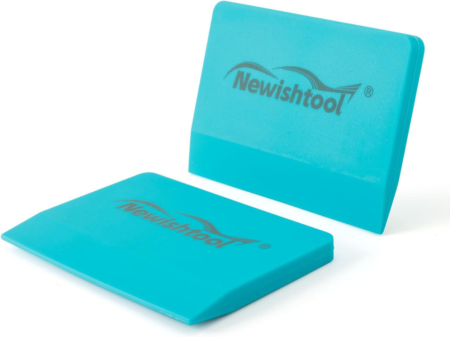 NEWISHTOOL Soft Silicone Small Squeegee for Vinyl, 2 PCS PPF Tools Window Tinting V-Blade Scraper