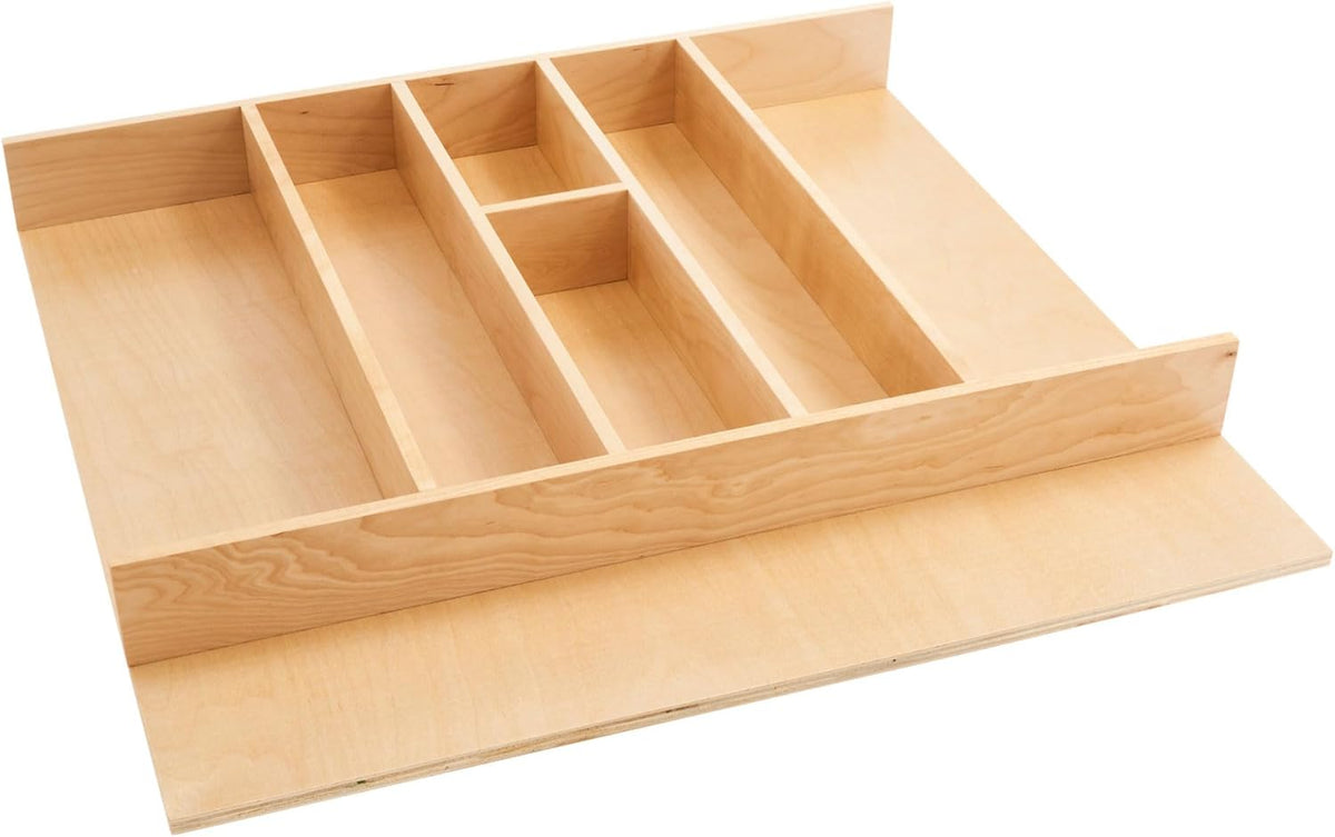 Rev-A-Shelf Trim-to-Fit Silverware Drawer Organizer For Kitchen Utensils, Cutlery Cabinet Storage