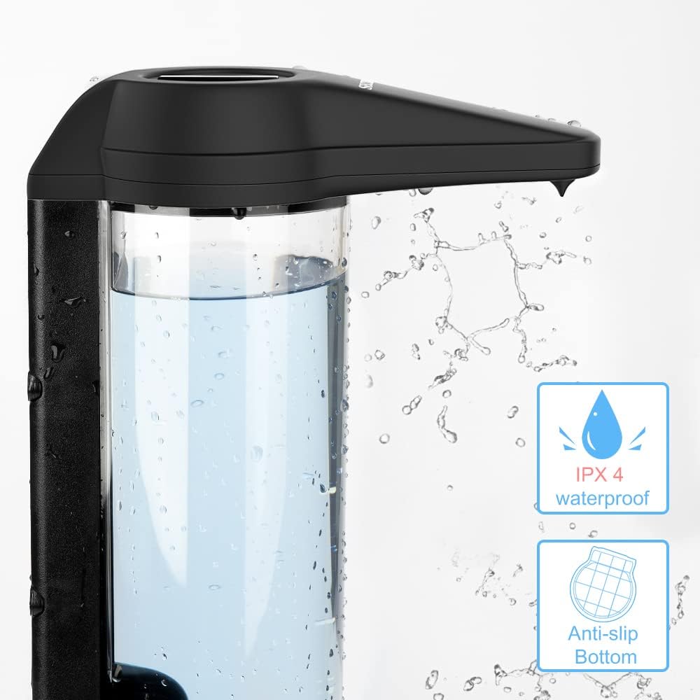 Secura 17oz Automatic Liquid Soap Dispenser, Touchless Battery Operated Hand Soap Dispenser with