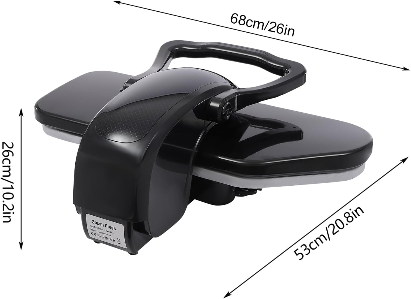 Intelligent Steam Press with 5 Fabric Setting Professional Steamer 1600W for Home/Business 36inch