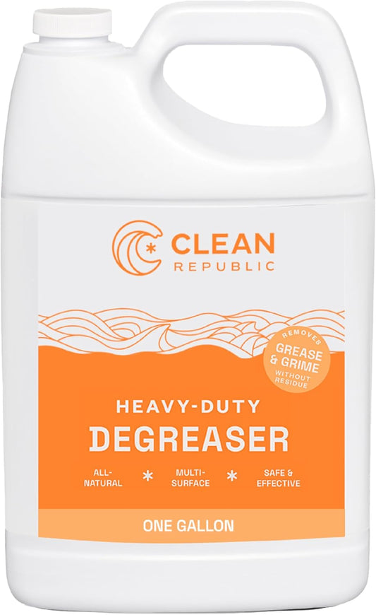 Clean Republic Heavy-Duty Degreaser, Multi-Surface Cleaner for Ovens, Stove Tops, Grills, and More