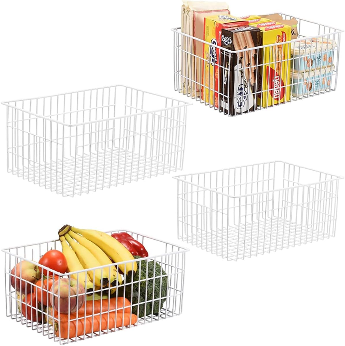 Orgneas Freezer Organizer Bins, Upright Freezer Basket Drawer Organizer Bins, Better Air