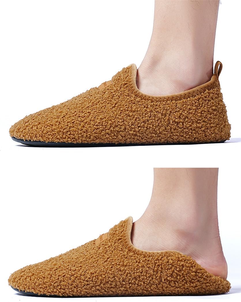 QZKDM Lightweight Slip on Grip Indoor House Slippers Barefoot Non Slip Home Exercise Yoga Shoes for