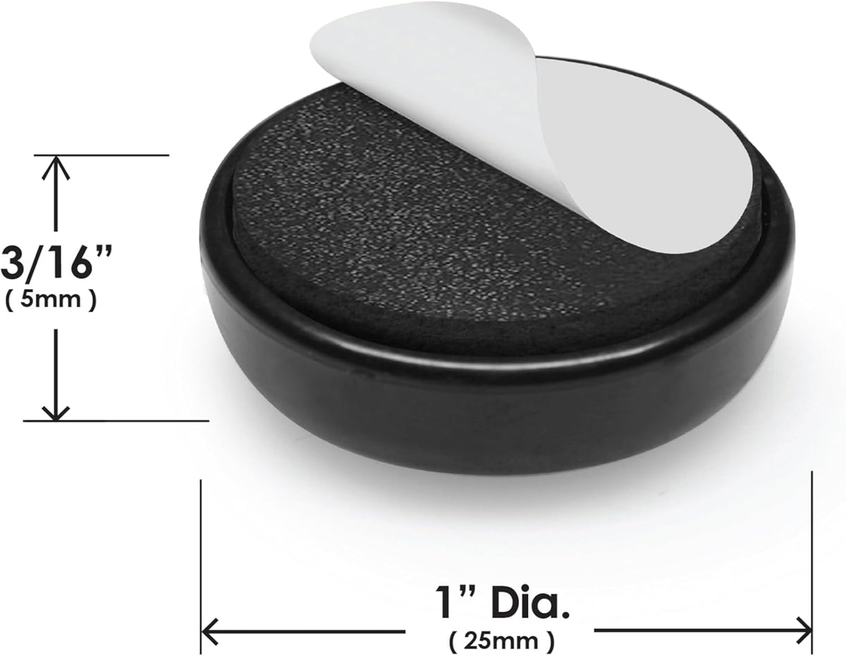 Slipstick GorillaGlides Kitchen Appliance Sliders (16 x 1” Round Glides) Self Adhesive Countertop