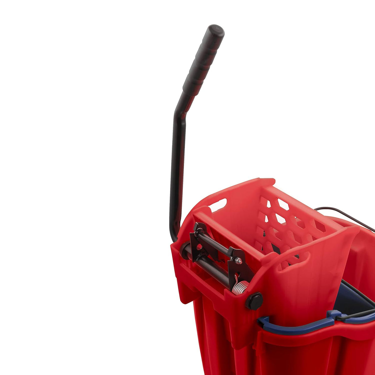 Carlisle FoodService Products Mop Bucket with Side-Press Wringer & Soiled Water Insert for Floor