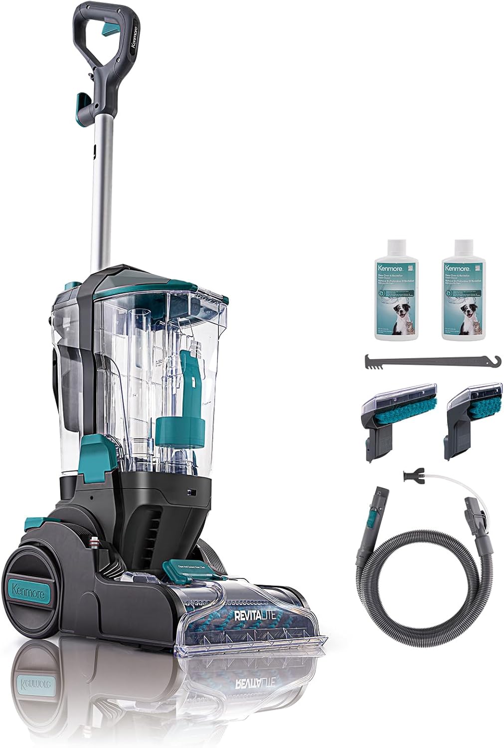 Kenmore KW4070 RevitaLite Pet Portable Carpet Cleaner with High Cleaning Power, 3.2L Clean Tank &