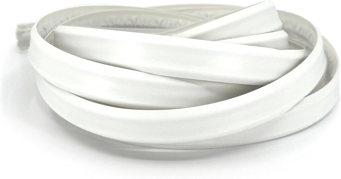 InstaTrim White New & Improved Caulk Trim, 3/4" by 10 ft, Flexible, Waterproof for Bathroom
