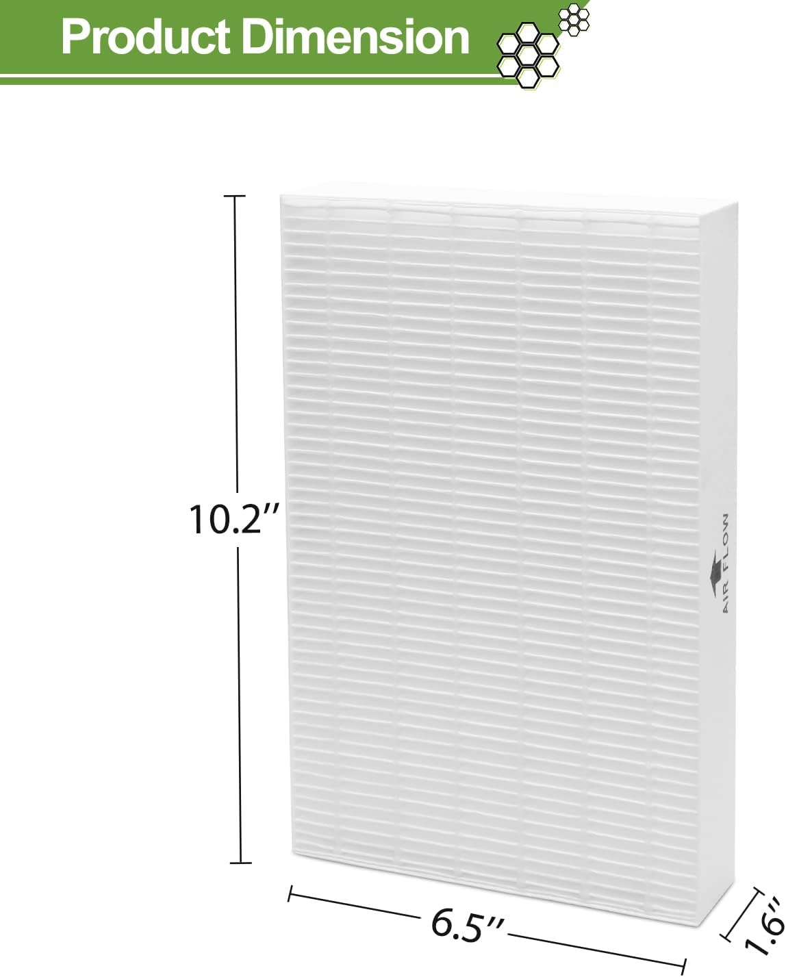 Smilyan 9 Pack Hpa300 HEPA Replacement Filter R for Honeywell HPA300 HPA200 HPA100 HPA090 Series