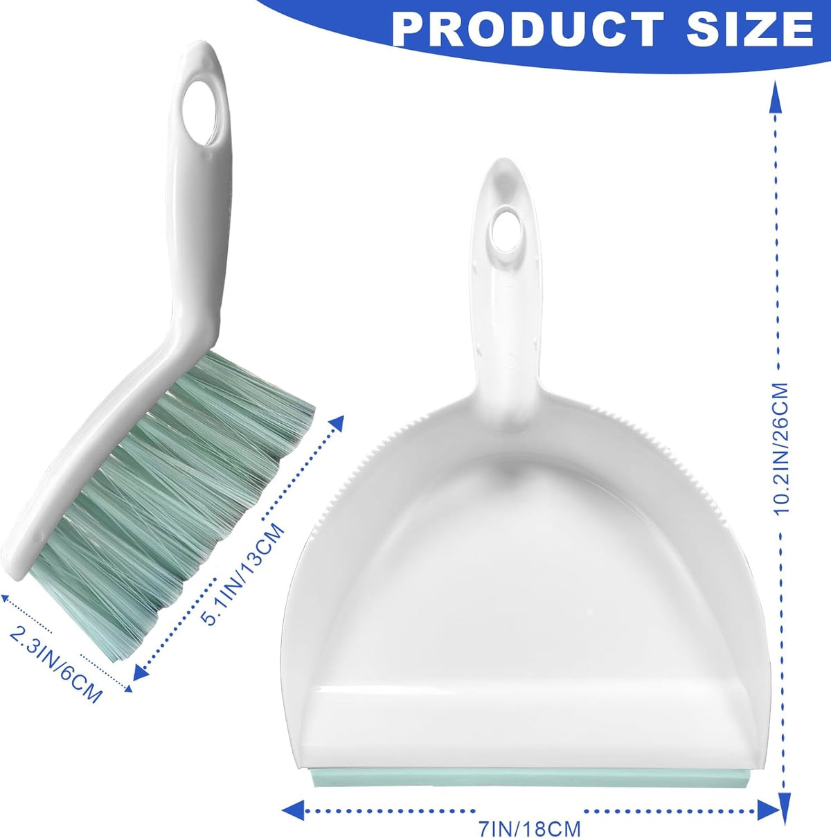 Mini Broom and Dustpan Set Small Dust pan & Brush Set Portable Cleaning Tools for Home Office RV