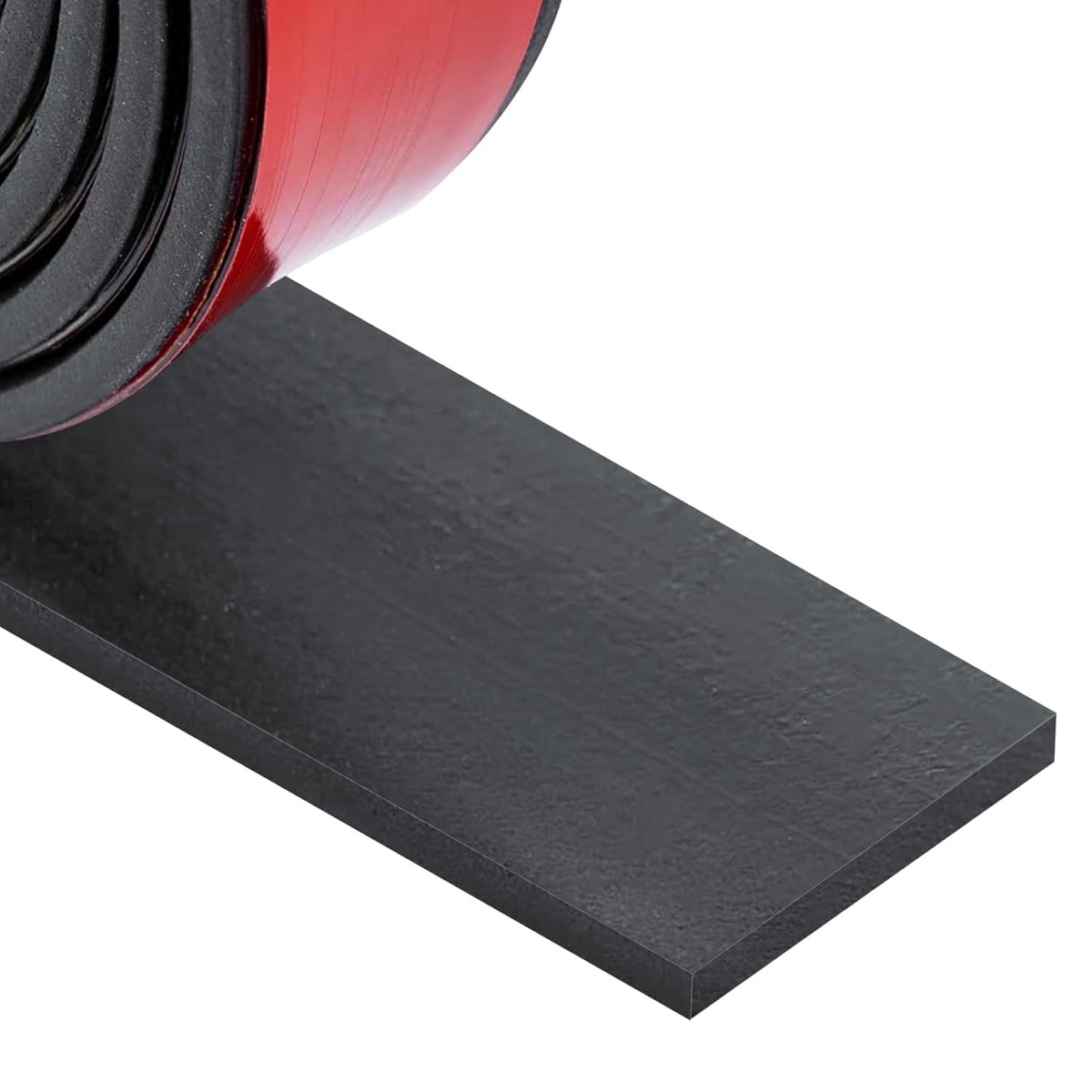 Neoprene Rubber Strips With Adhesive Backing - Self Stick Seal Gasket for Matting Padding - 1" Wide