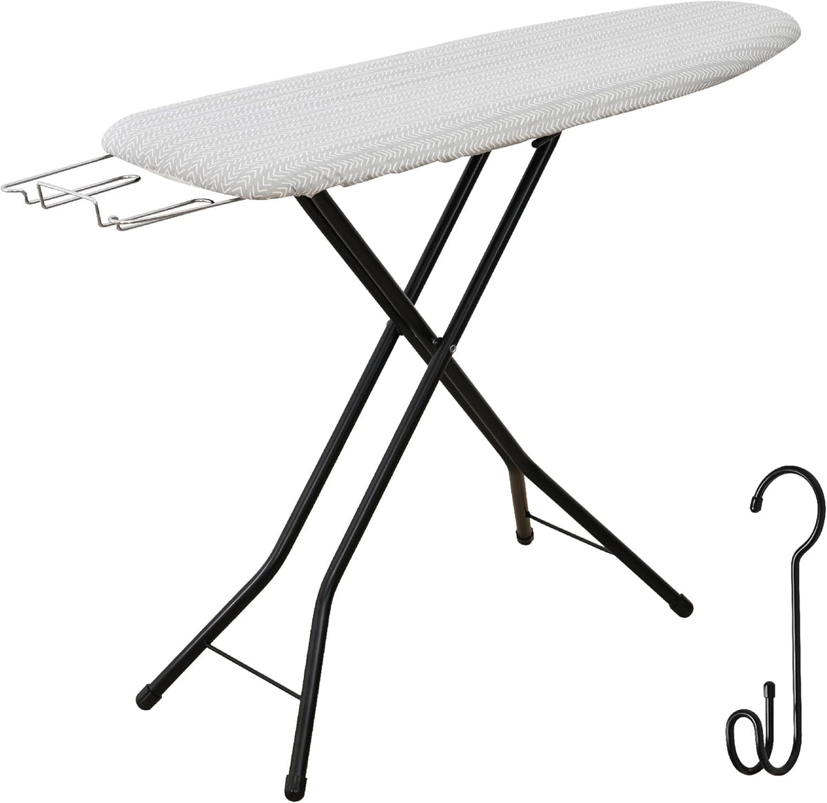 Ironing Board with Iron Rest, Iron Board with 3 Layers Extra Thick Cover, Compact and Space Saver