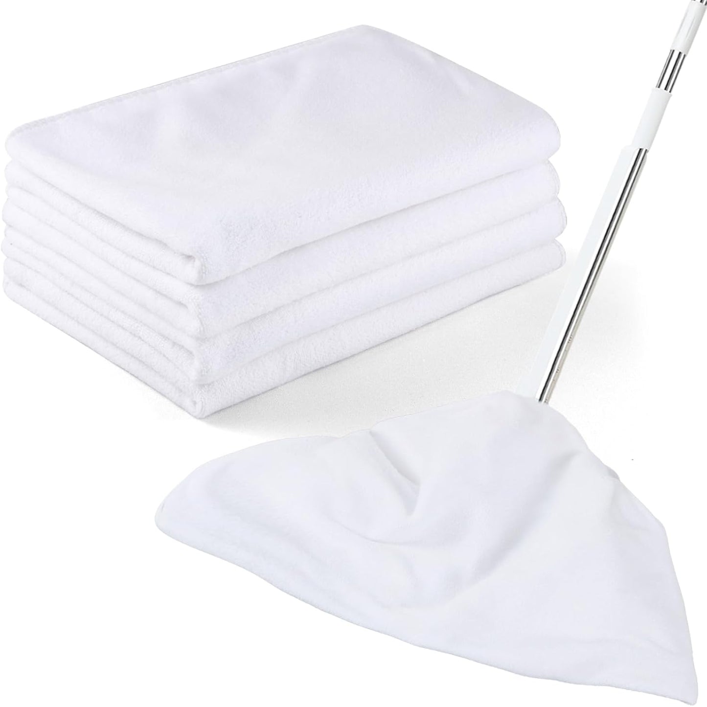 4 Pack Extra Large Microfiber Cleaning Cloths 20"x30", Lint-Free Reusable Towels for Home, Glass