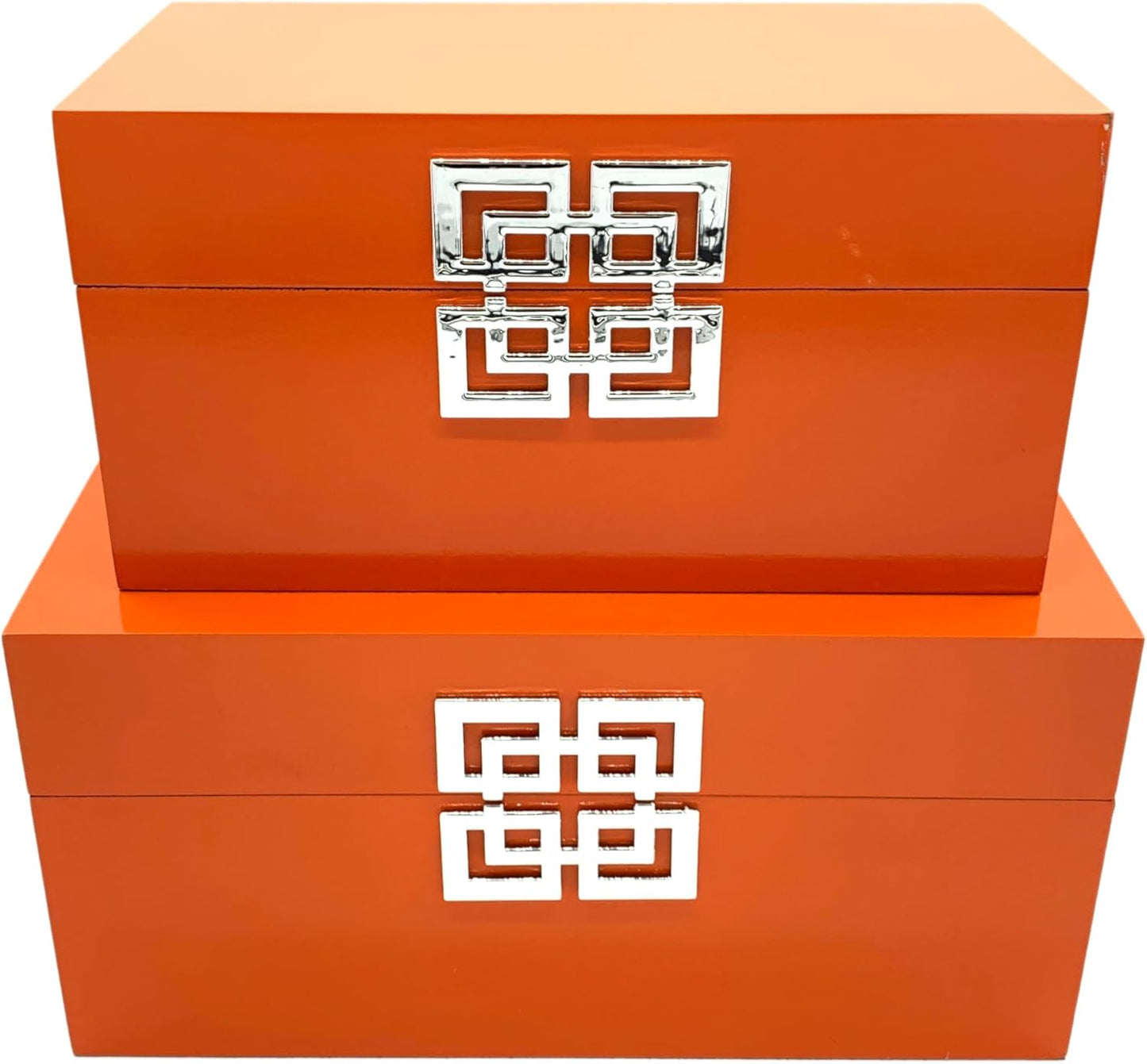 Galt International Storage Boxes - Large & Small Decorative Storage Box w/Hinged Lid - Classic