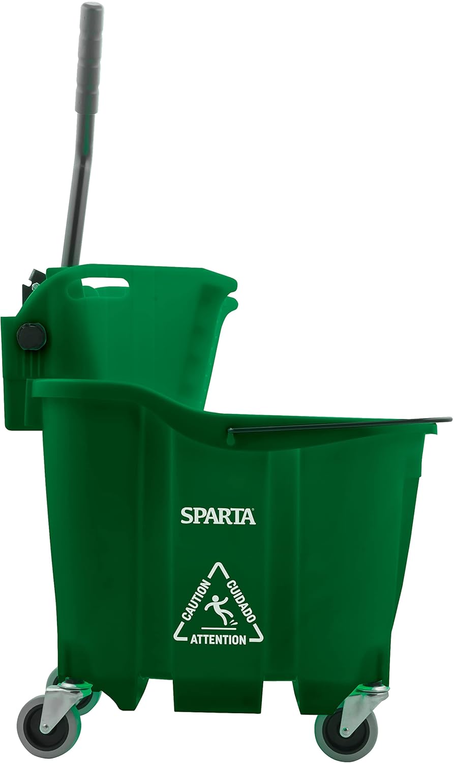 Carlisle FoodService Products Omnifit Mop Bucket with Side Press Wringer for Floor Cleaning