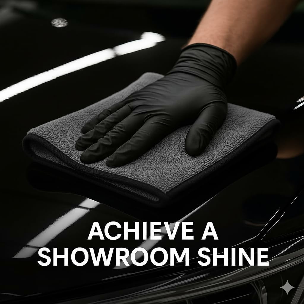 PAKS - 3 Pack Reusable Microfiber Towels - 16x24 Micro Fiber Towels Car Detailing - Plush Auto