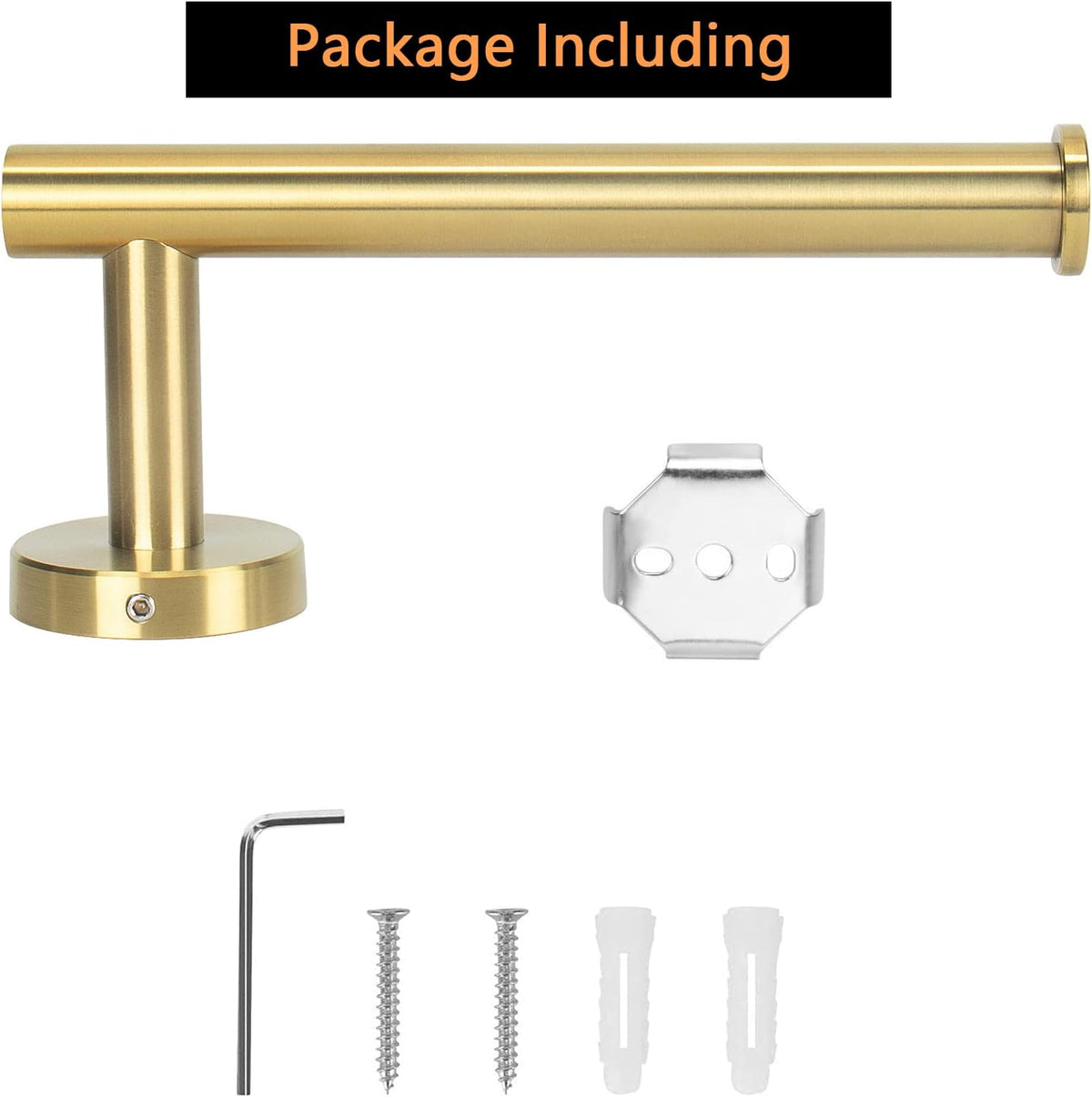 NearMoon Bathroom Toilet Paper Holder, Premium SUS304 Stainless Steel Rustproof Wall Mounted Toilet