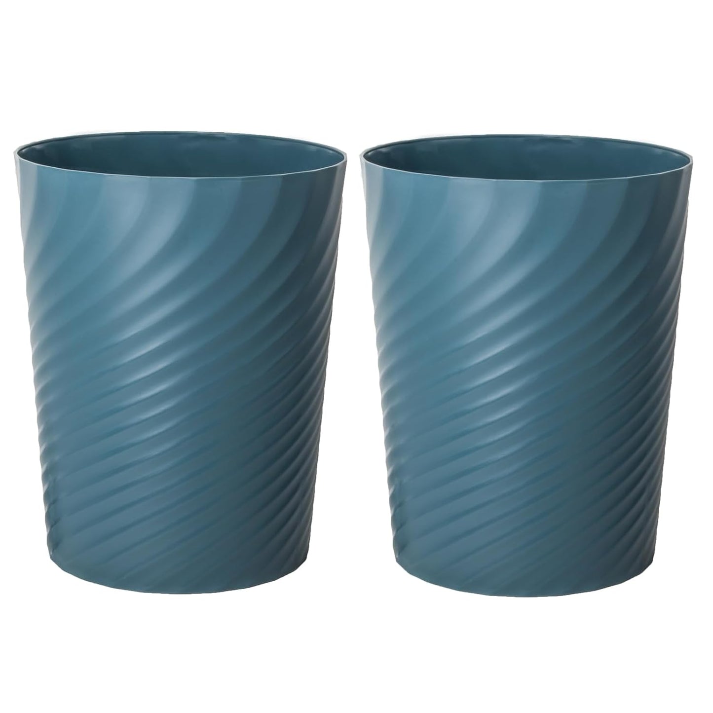 UUJOLY Plastic Small Trash Can Wastebasket, Garbage Container Basket for Bathrooms, Laundry Room