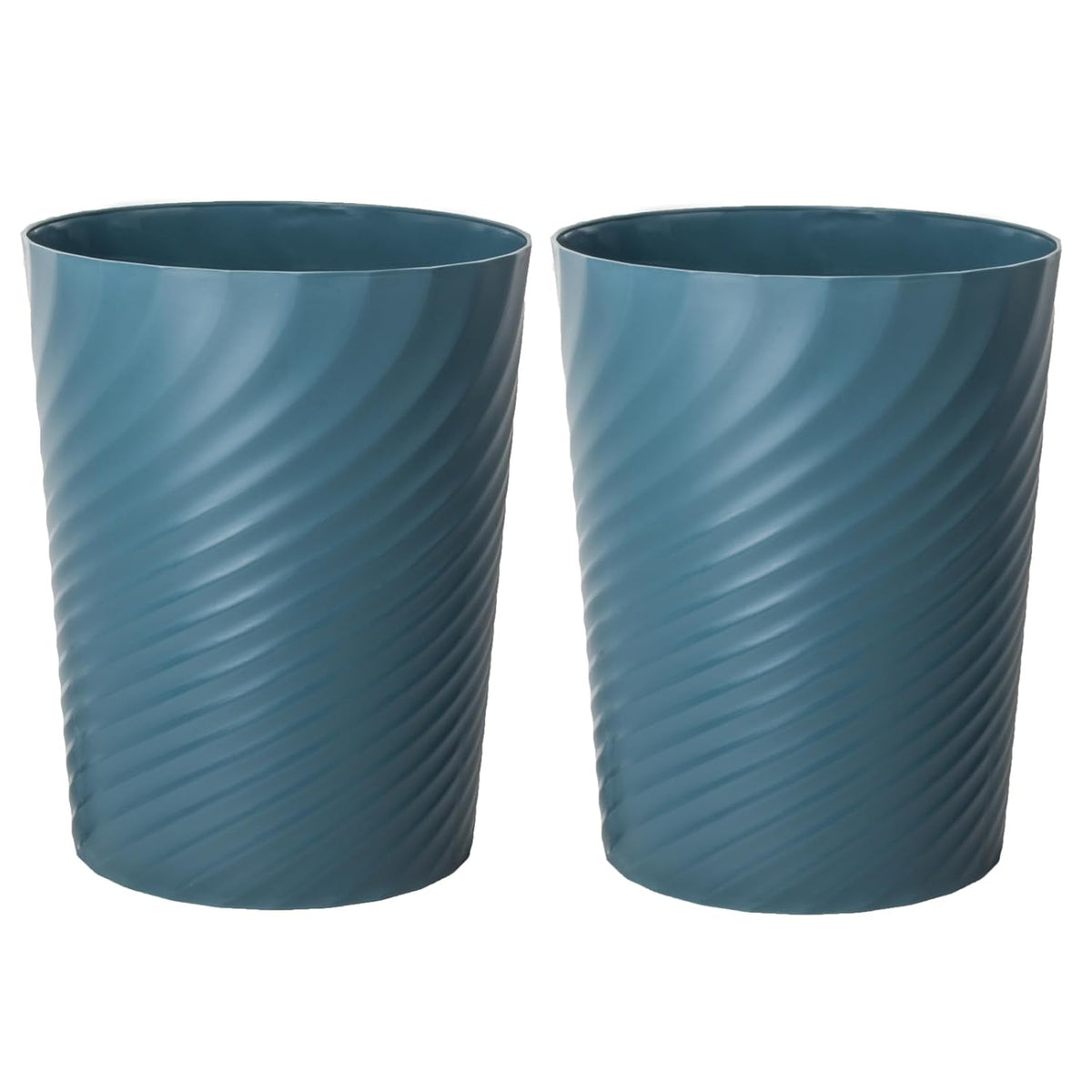 UUJOLY Plastic Small Trash Can Wastebasket, Garbage Container Basket for Bathrooms, Laundry Room