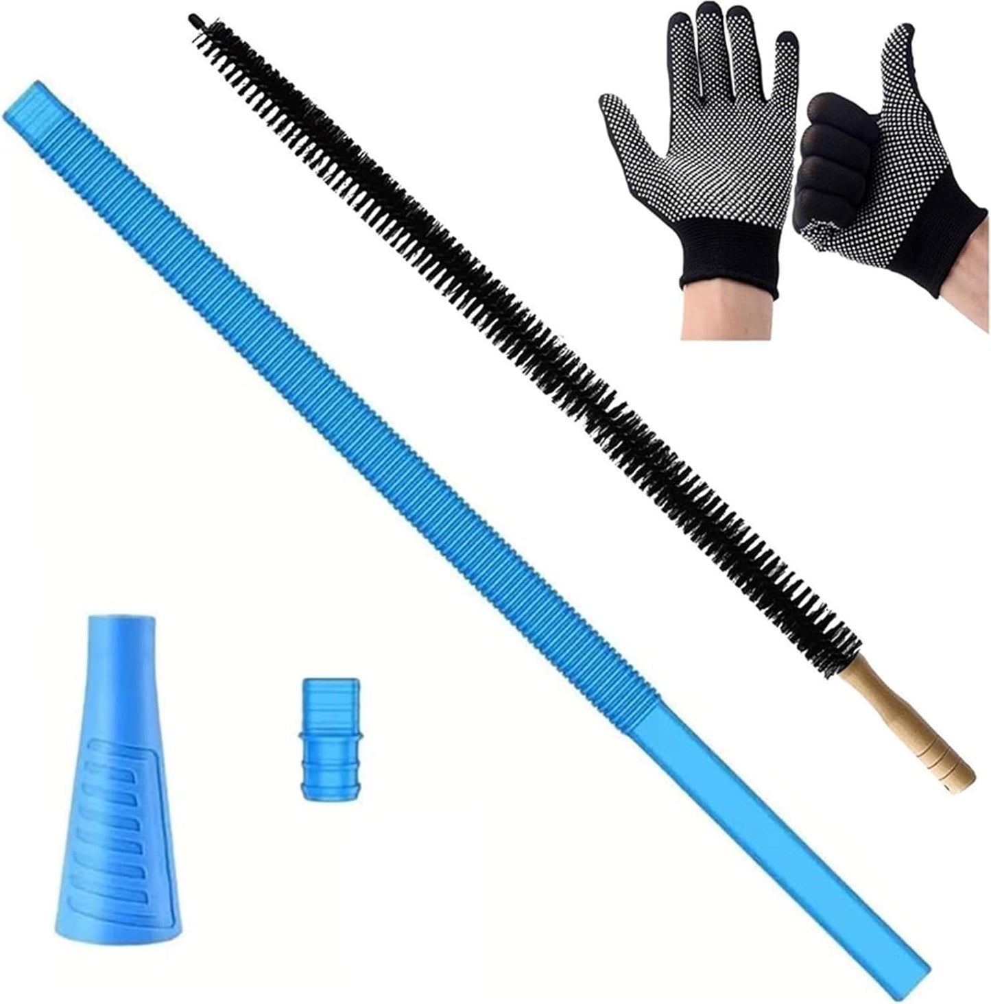 Universal Dryer Vent Cleaner Kit Compatible with All Vacuum Cleaner Include Vacuum Hose Attachment