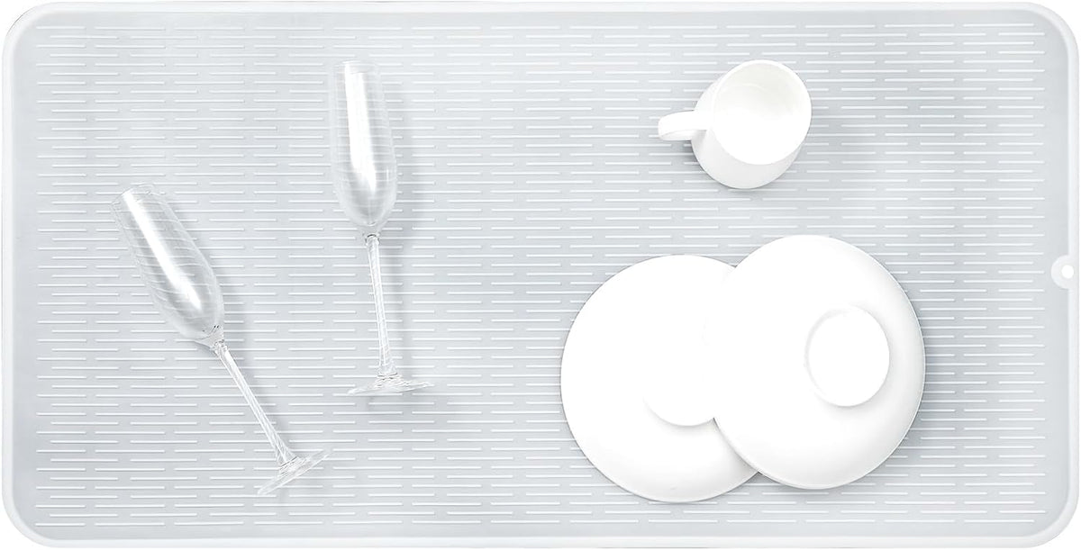 Silicone Dish Drying Mat for Multiple Usage,Easy clean,Eco-friendly,Heat-resistant Silicone Mat for